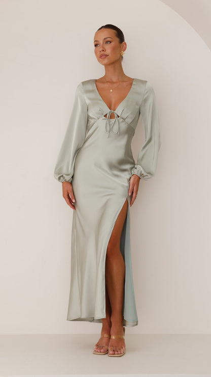 Brigitte Maxi Dress - Sage