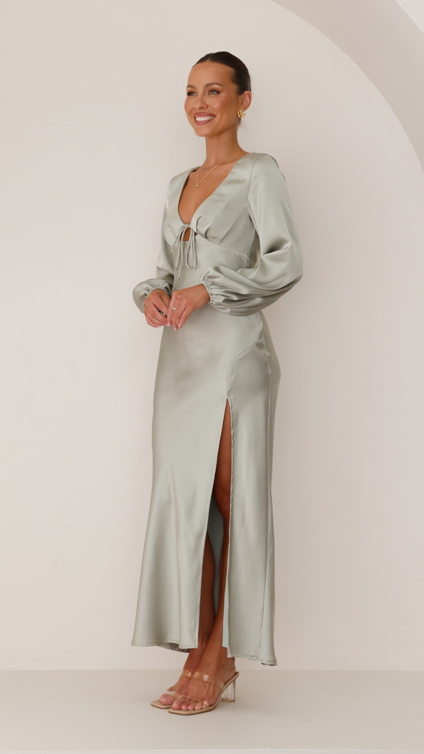 Brigitte Maxi Dress - Sage