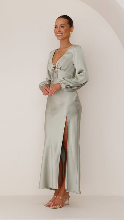Brigitte Maxi Dress - Sage