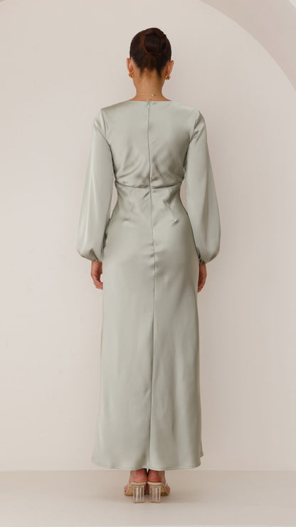 Brigitte Maxi Dress - Sage
