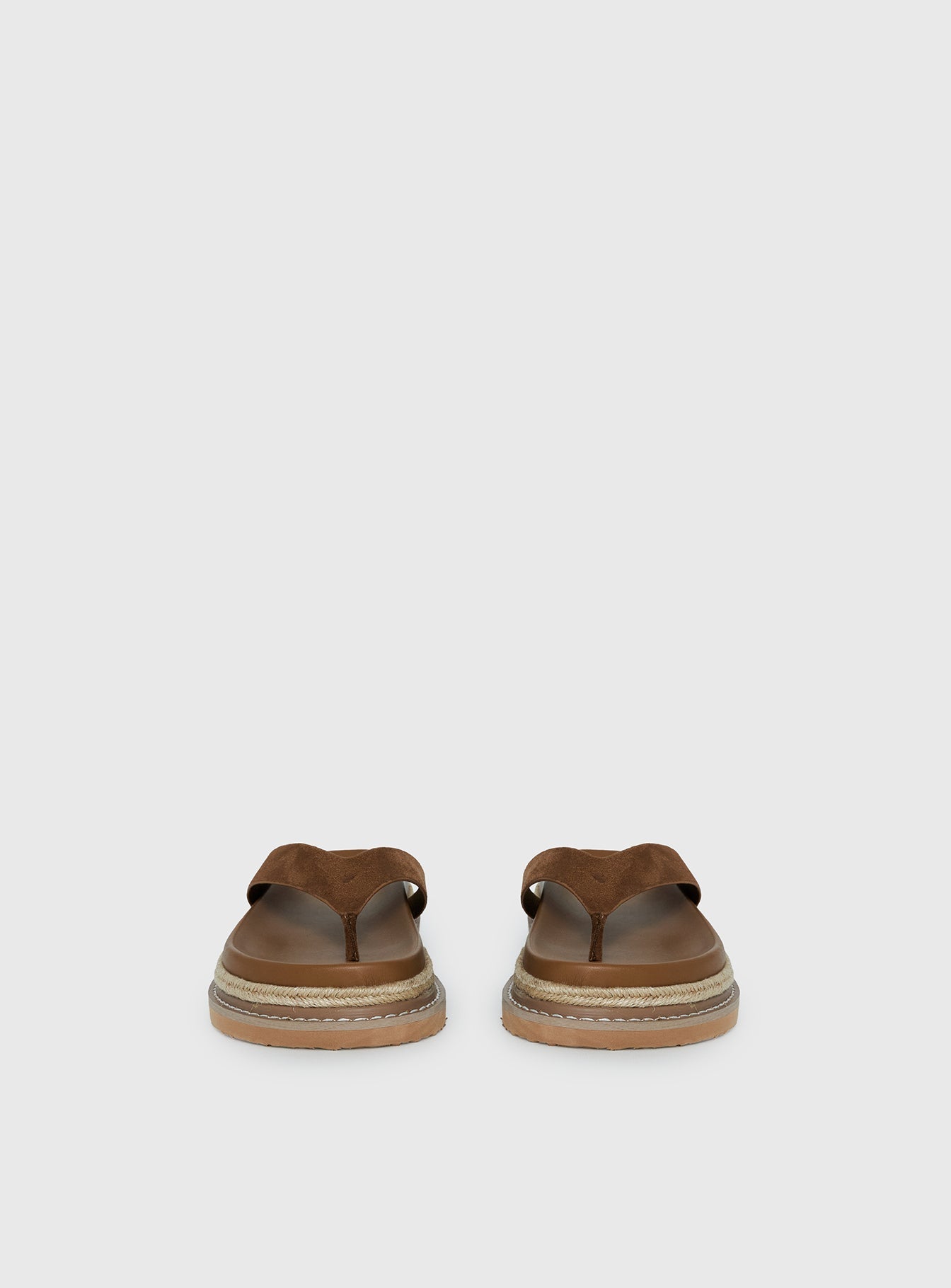 Billini Arley Faux Suede Thong Sandals Sandstone