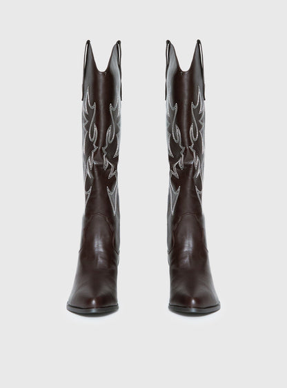 Billini Urson Boots Chocolate / White