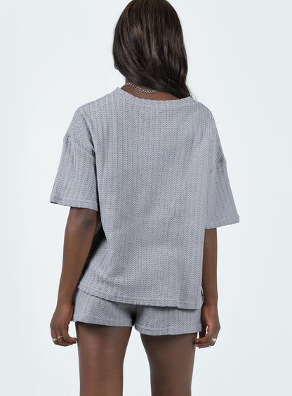 Cammie Knit Set Grey