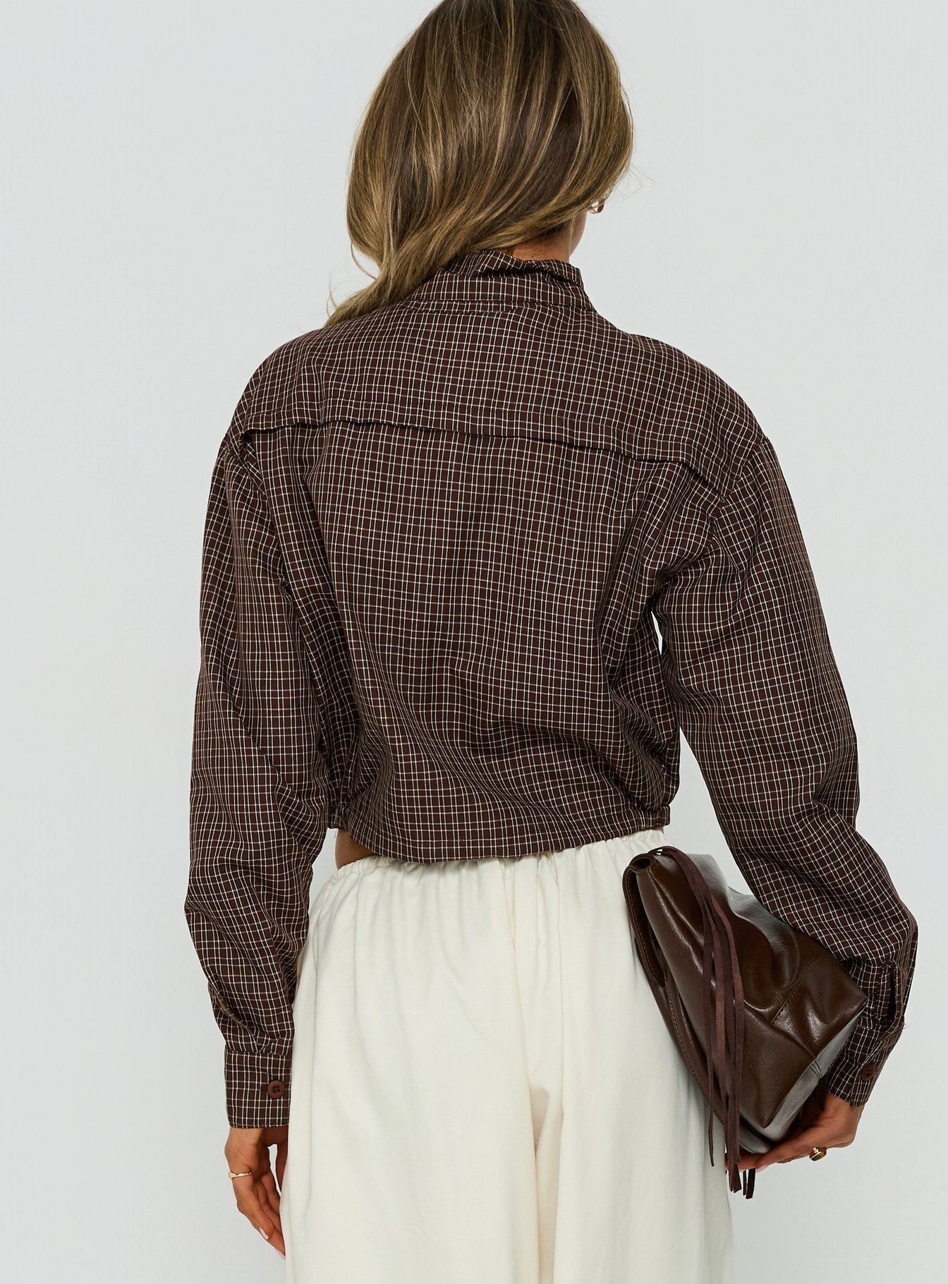 Aura Jacket Chocolate Plaid
