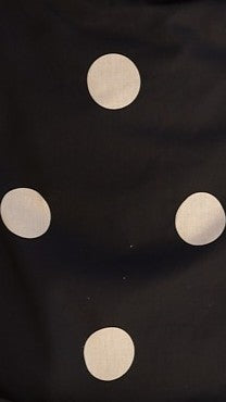Ebbe Mini Dress - Black/Cream Polka
