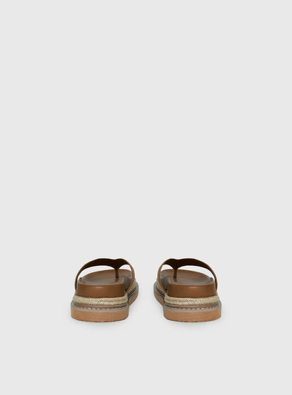 Billini Arley Faux Suede Thong Sandals Sandstone