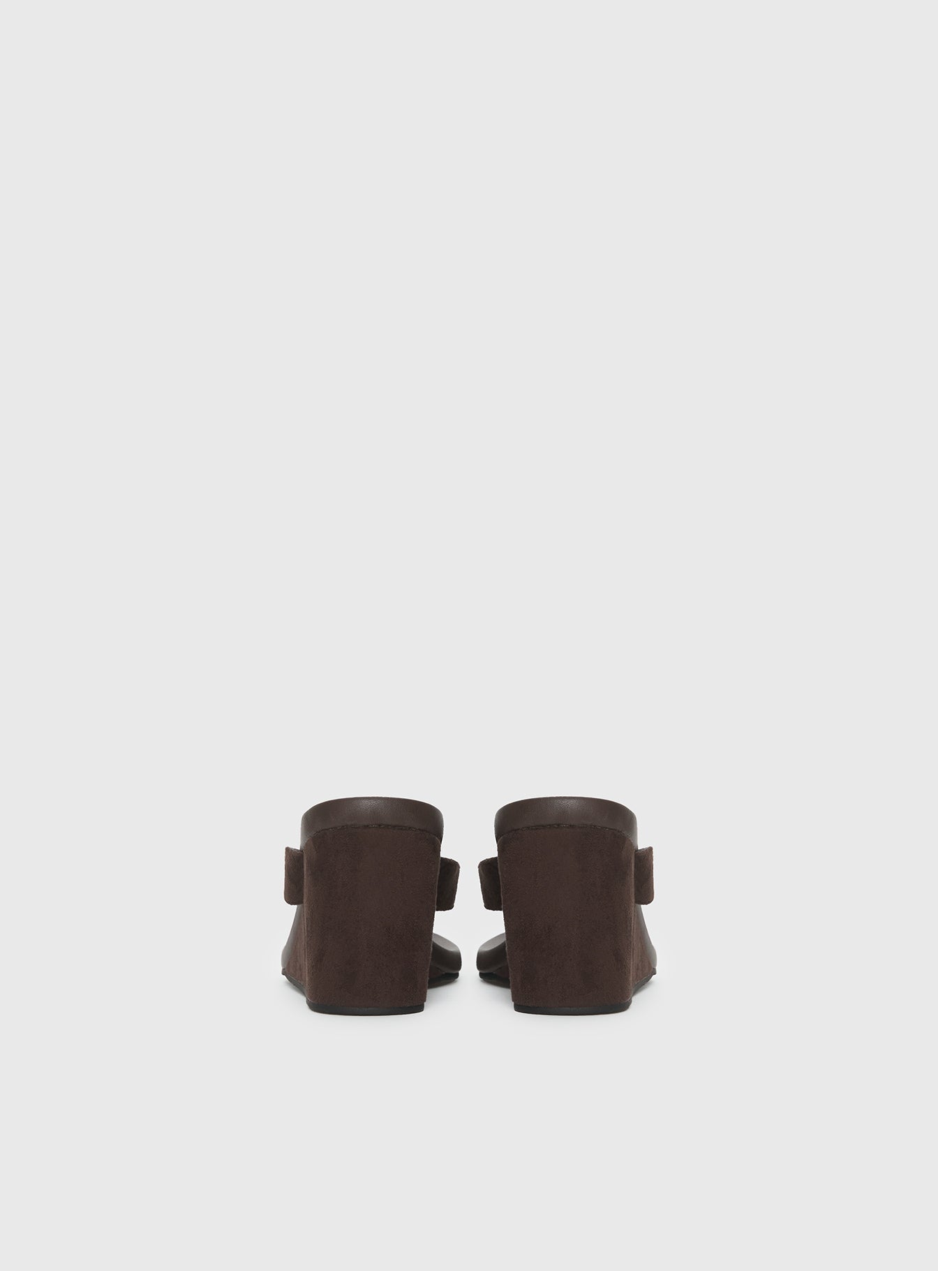 Billini Ravyn Heels Dark Cacao Faux Suede