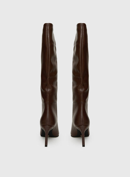 Billini Harlen Knee High Boots Brunette