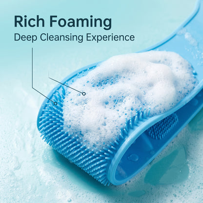 🛁 Silicone Back Scrubber Towel – Reach Every Inch With A Better Shower Clean ✨