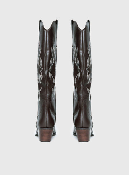 Billini Urson Boots Chocolate / White