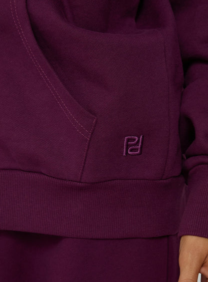 All Day Oversized Hoodie Plum