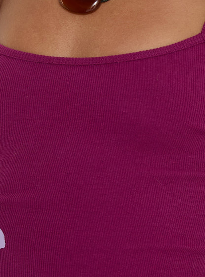 Admiration Mini Dress Plum
