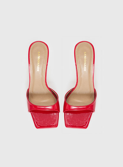 Caroline Heels Red