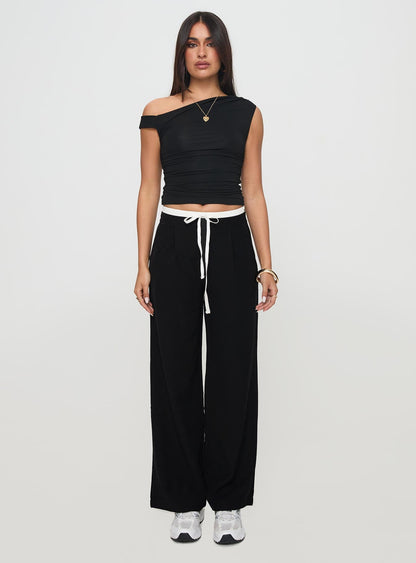 Burna Pants Black