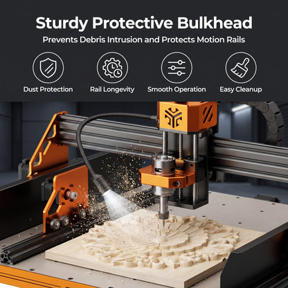 ACMER ASCARVA 4S CNC Router Machine – Precision Engraving & Cutting Tool for Wood, Acrylic, Plastic and DIY Crafts