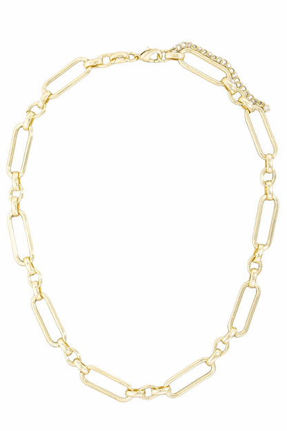 Marmont Gold-Dipped Paperclip Chain Necklace