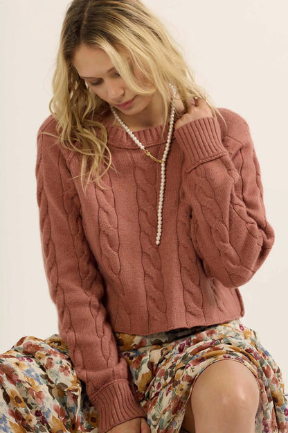 Melrose Safety Pin Pearl Lariat Necklace