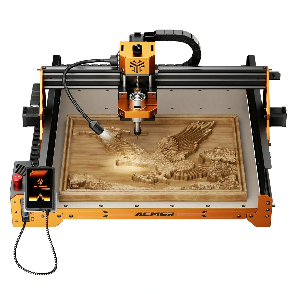 ACMER ASCARVA 4S CNC Router Machine – Precision Engraving & Cutting Tool for Wood, Acrylic, Plastic and DIY Crafts