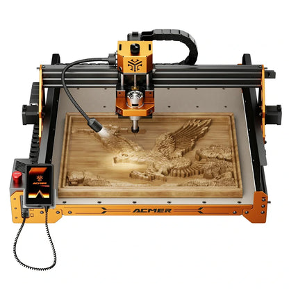 ACMER ASCARVA 4S CNC Router Machine – Precision Engraving & Cutting Tool for Wood, Acrylic, Plastic and DIY Crafts
