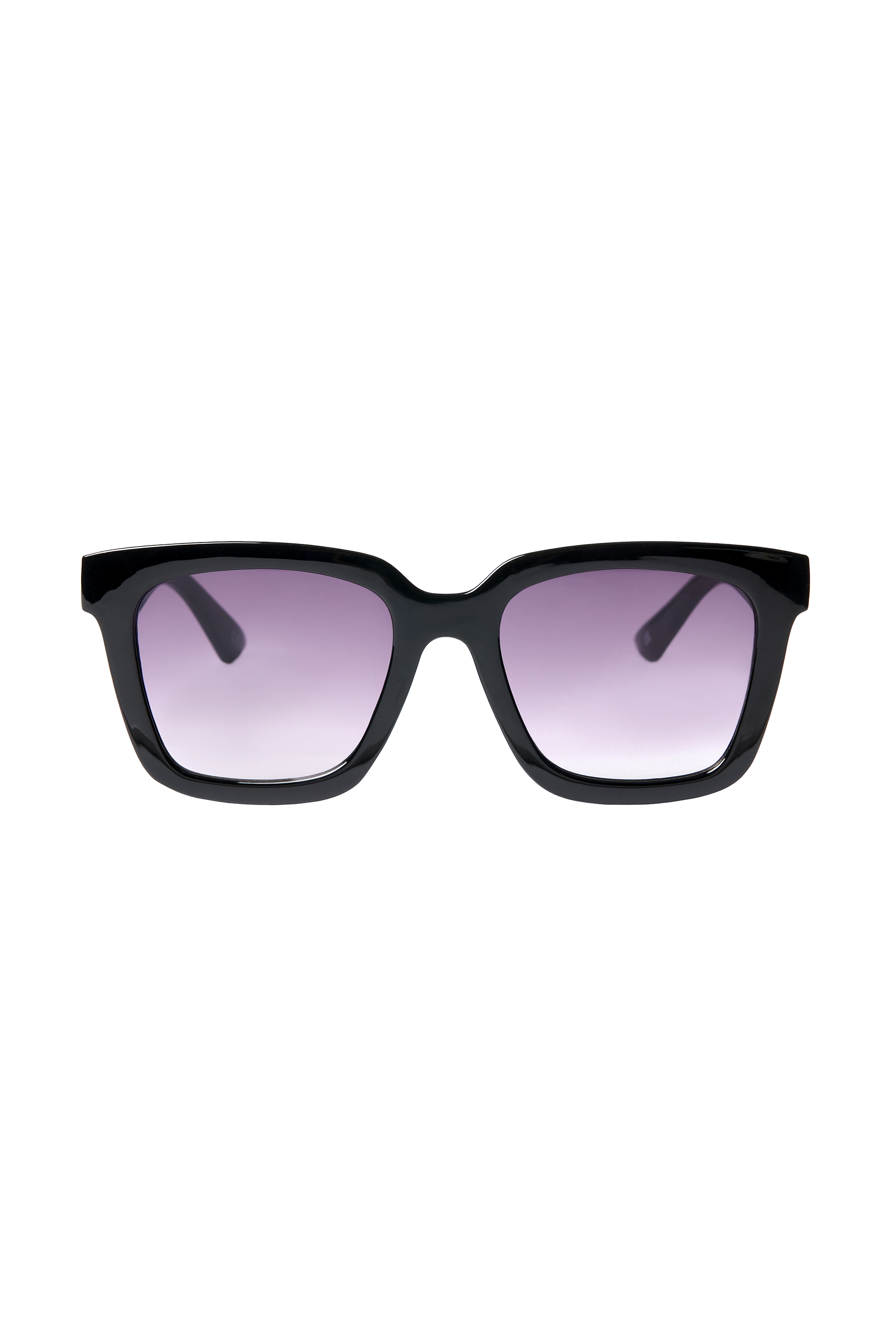 Anais Black Square Sunglasses