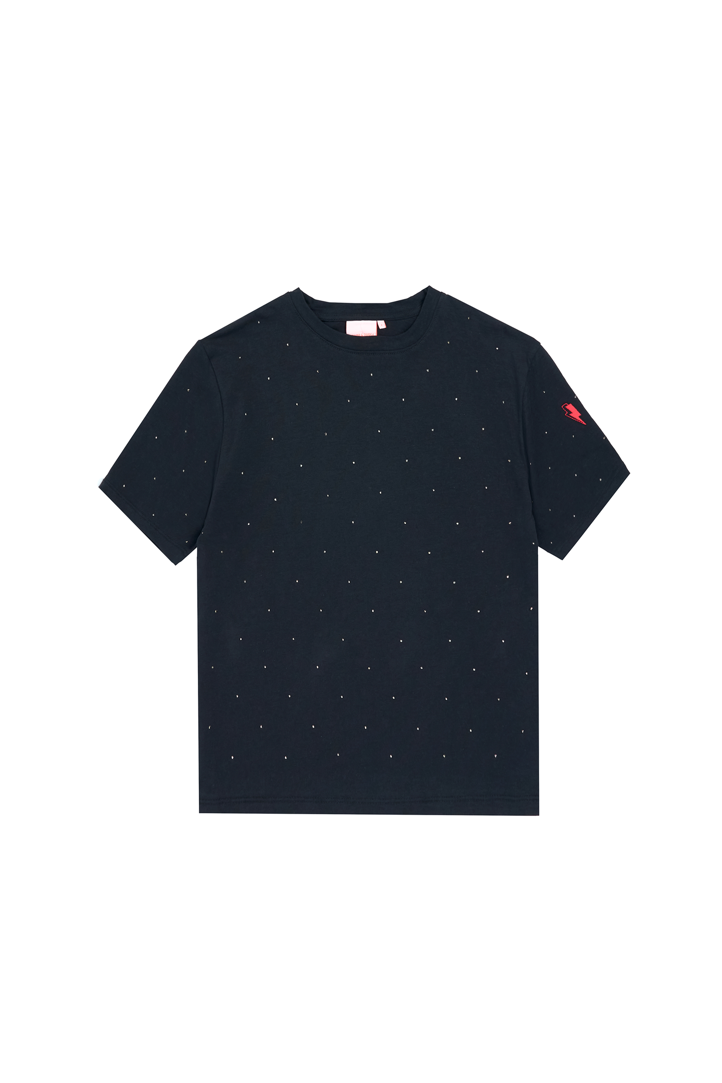 Dark Grey Studded T-Shirt
