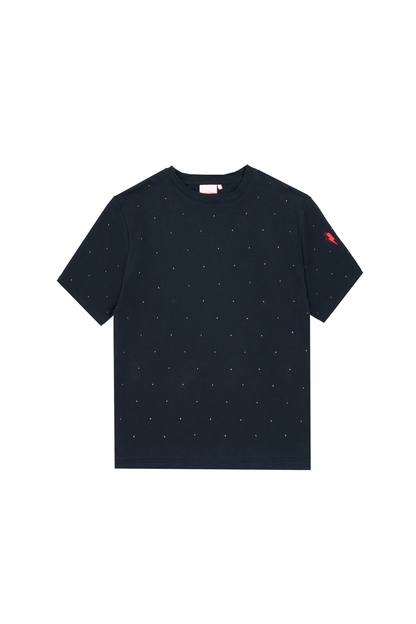 Dark Grey Studded T-Shirt