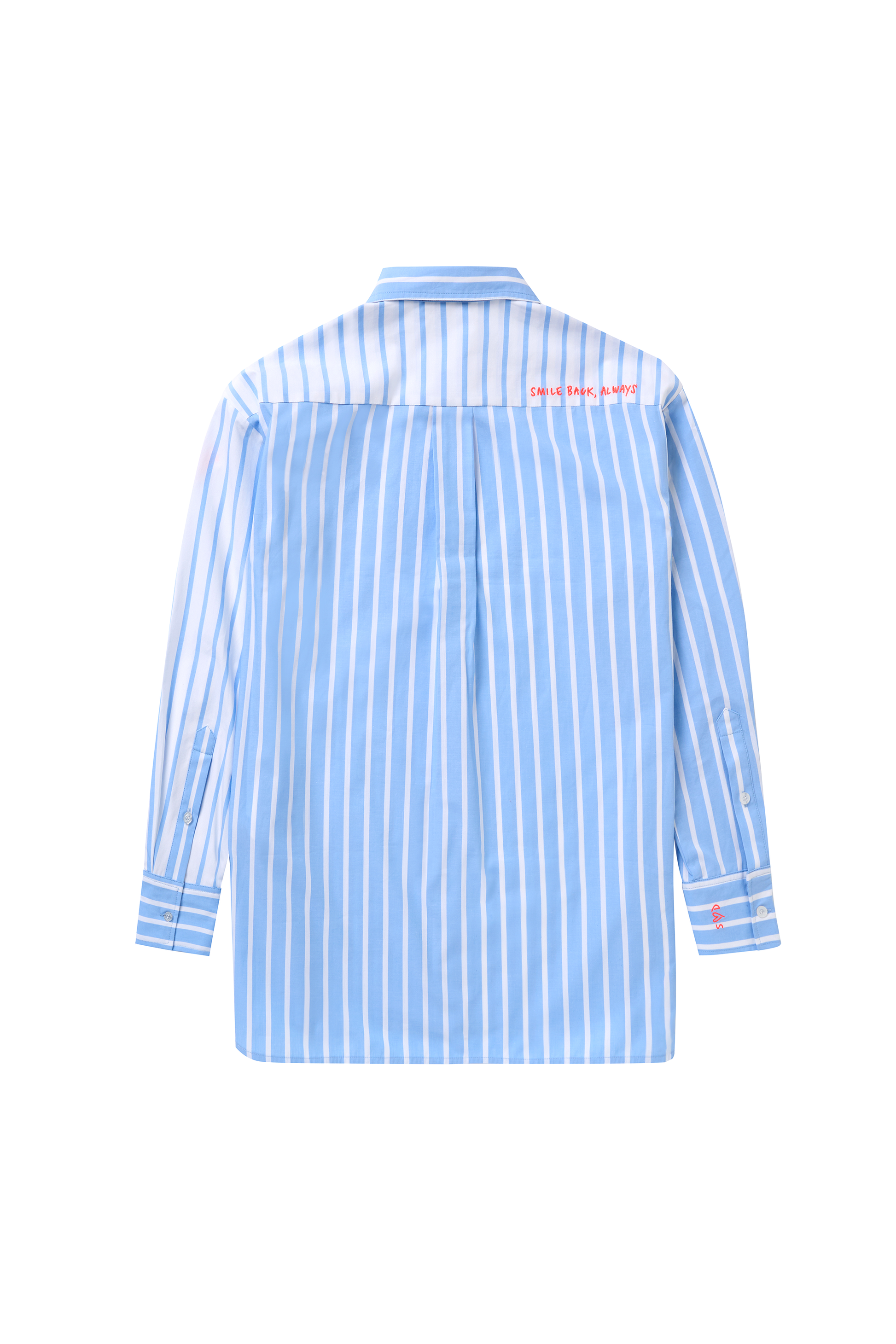 Blue with White Stripe Oversized Shirt