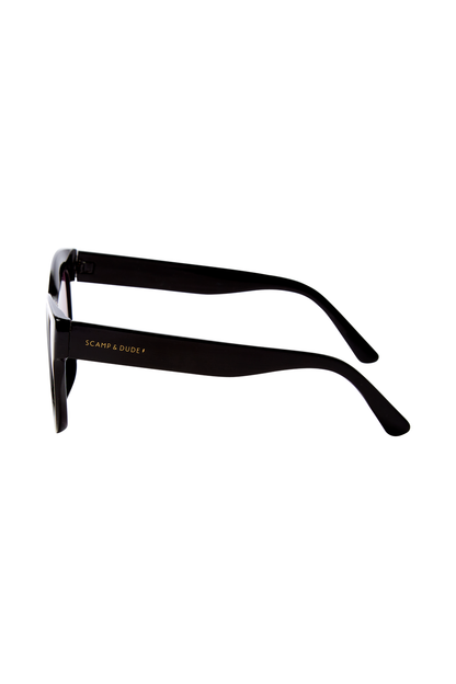 Amelie Black Cats Eye Sunglasses