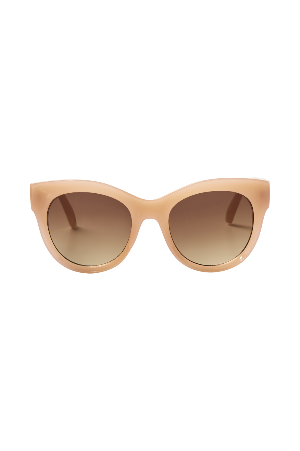 Amelie Peach Cats Eye Sunglasses