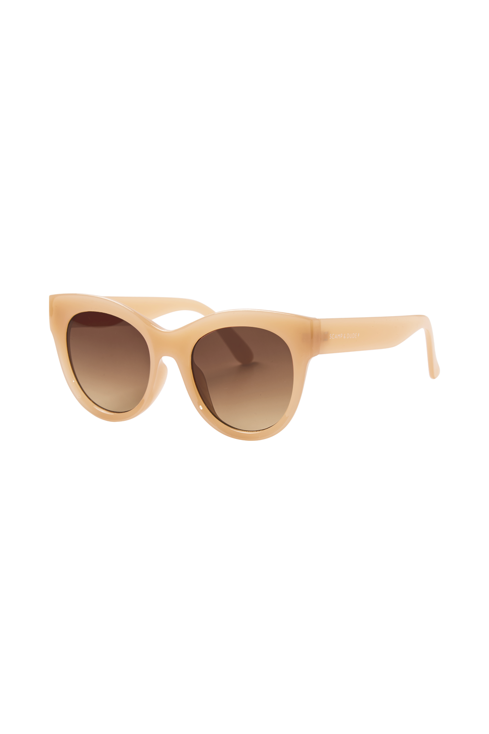 Amelie Peach Cats Eye Sunglasses