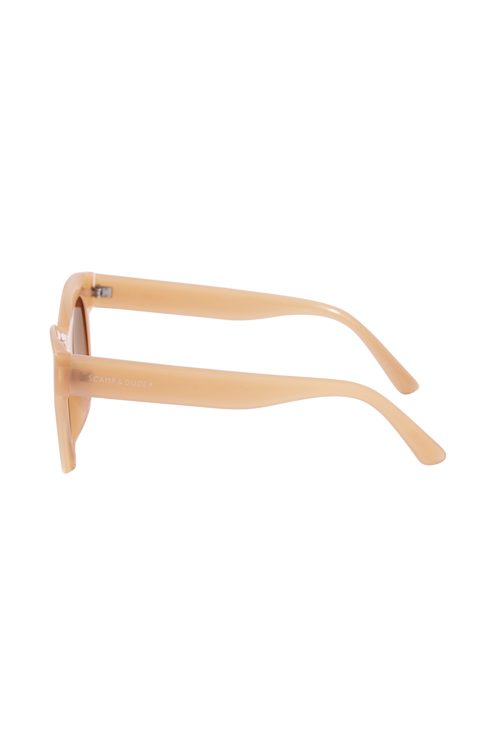 Amelie Peach Cats Eye Sunglasses