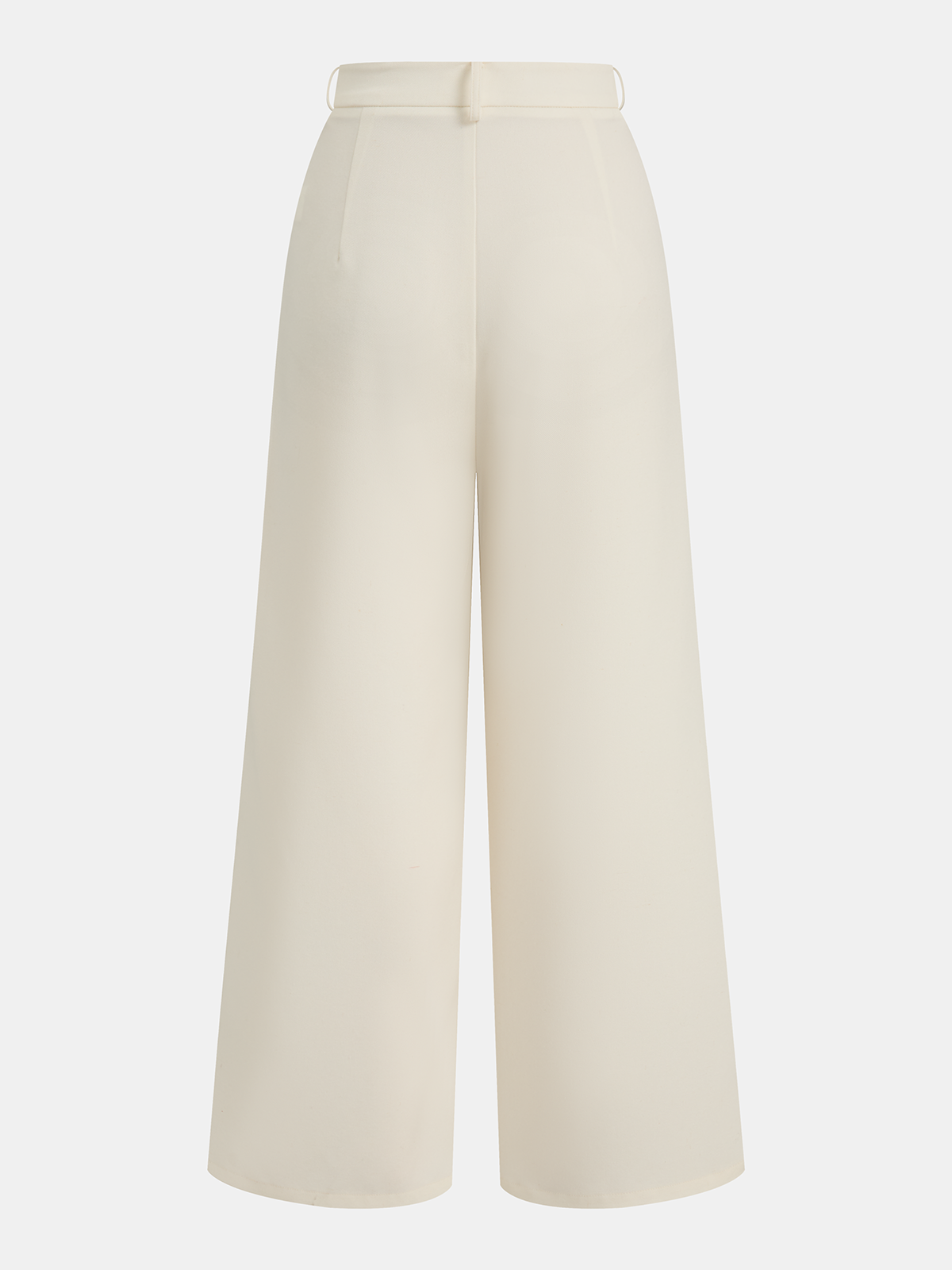 Sleeveless Belted Top & Pleated Pants Set with Improved Fit