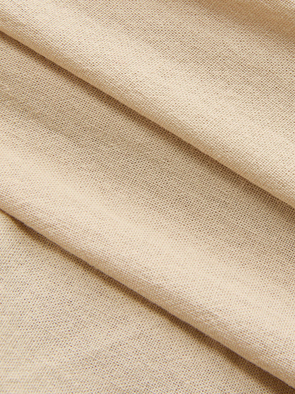 Sleeveless Cross Wrap Fitted Cotton Top