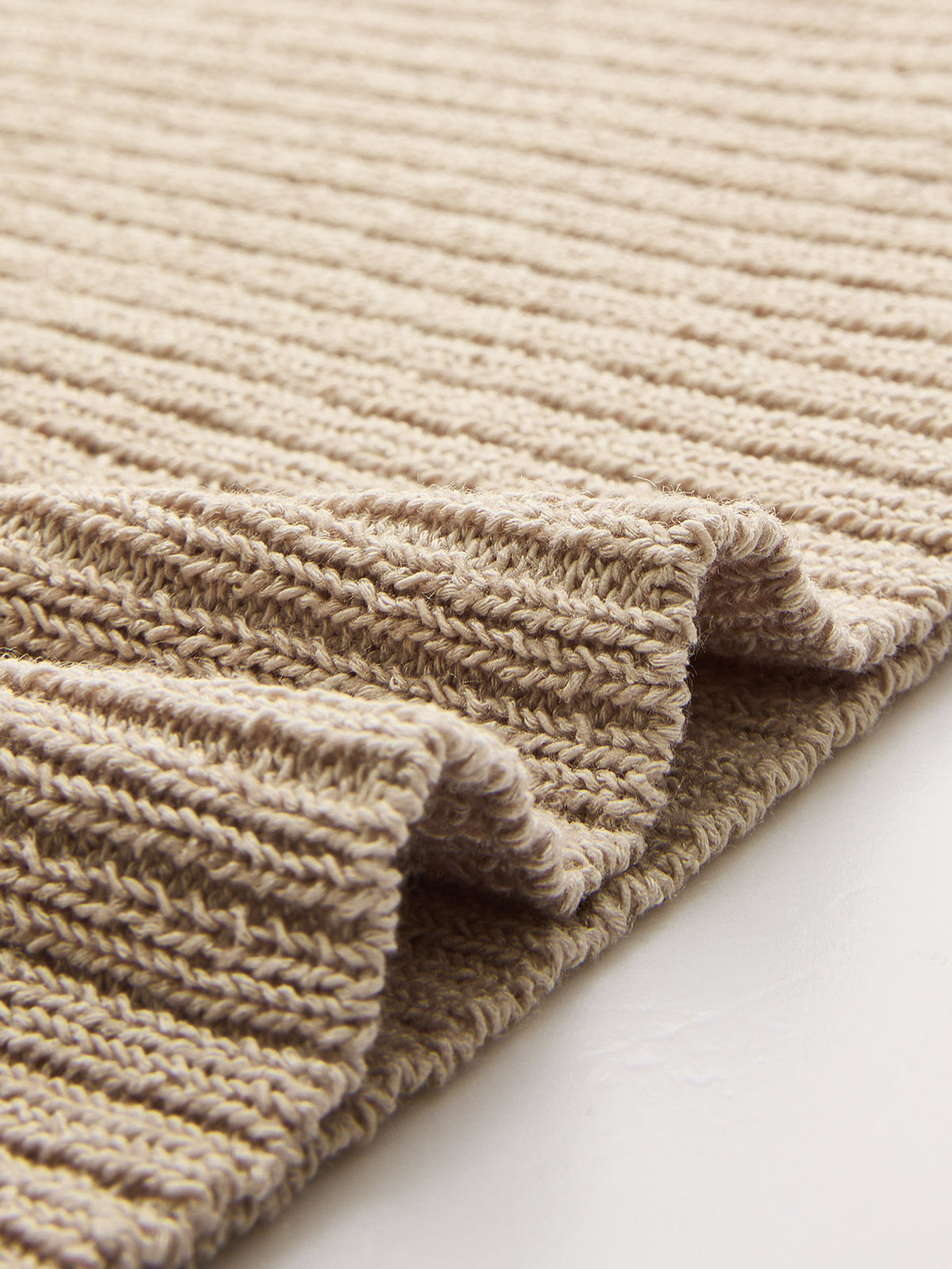 One Shoulder Ribbed Knit Tank Top