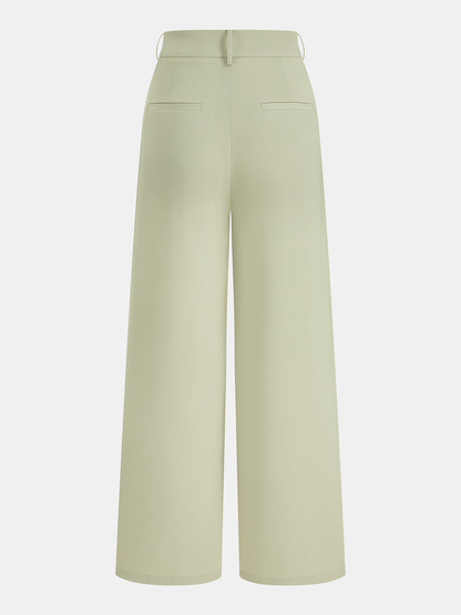 Sleeveless Tie Waist Top & Wide Leg Pants Set