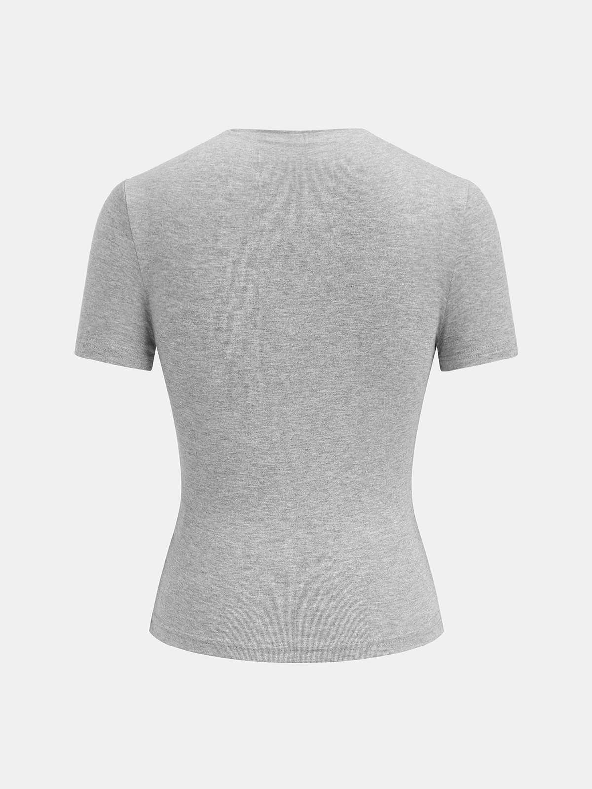 Ruched Fitted Short Sleeve Top