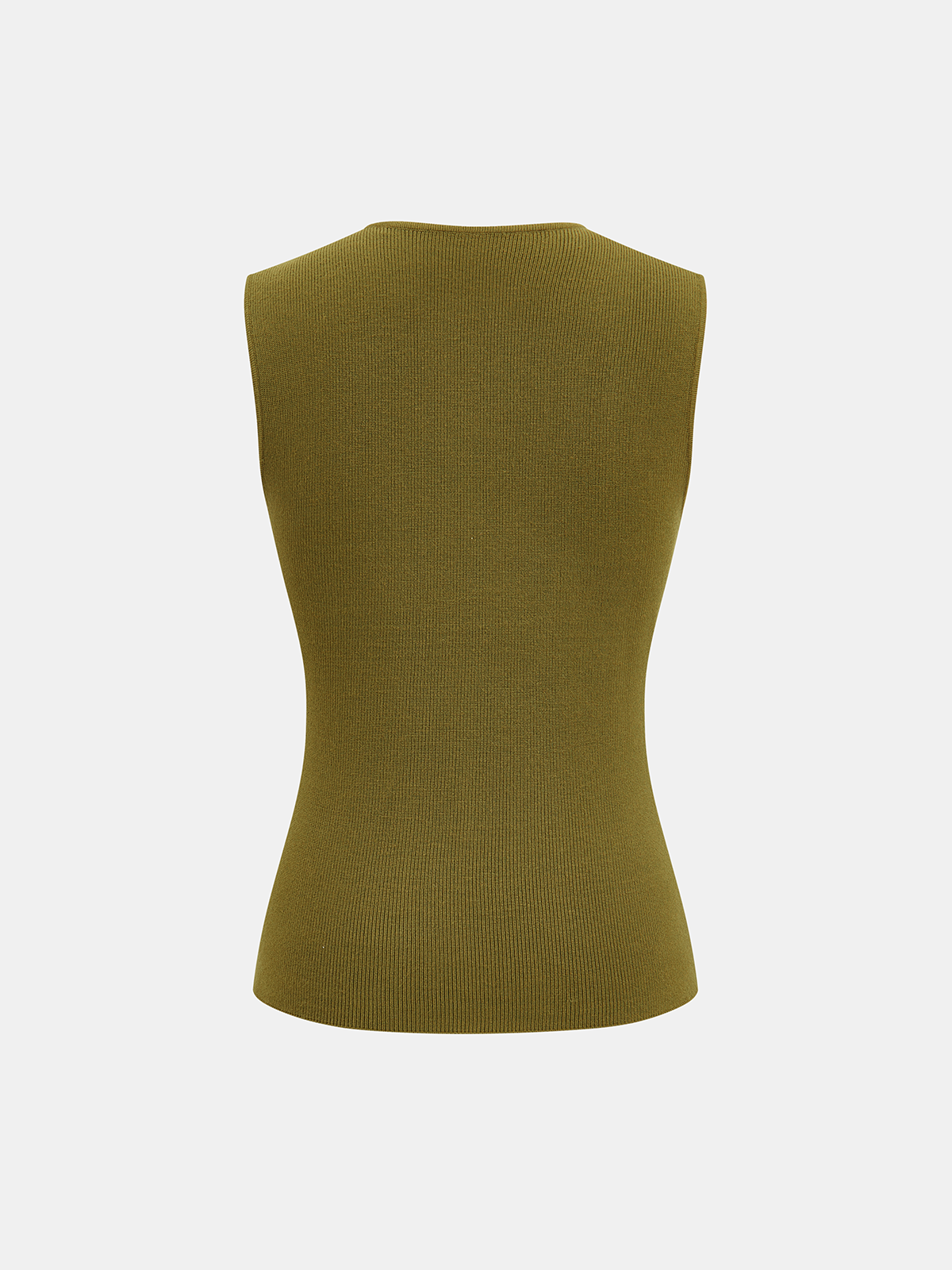 Knit Vest & Elastic Waistband Pants Set