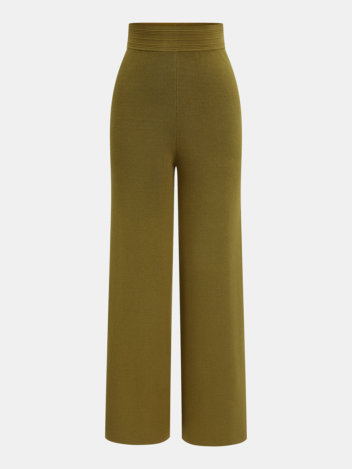 Knit Vest & Elastic Waistband Pants Set
