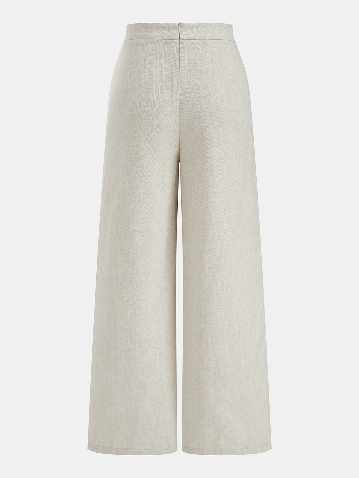 Cotton Linen Sleeveless Top & Pleated Pants Set