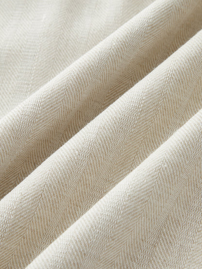 Cotton Linen Sleeveless Top & Pleated Pants Set