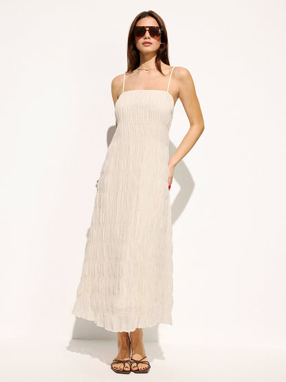 Smocked Tiered Cami Maxi Dress