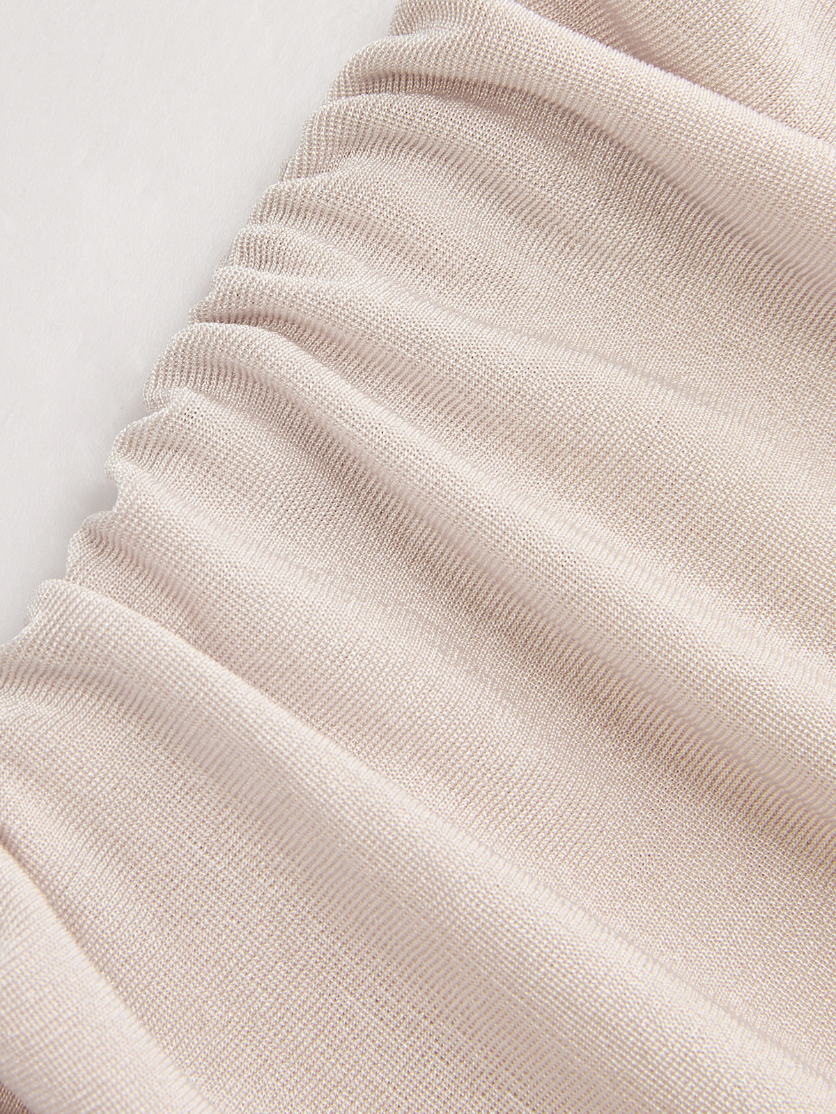 Asymmetric Neckline Ruched Tank Top