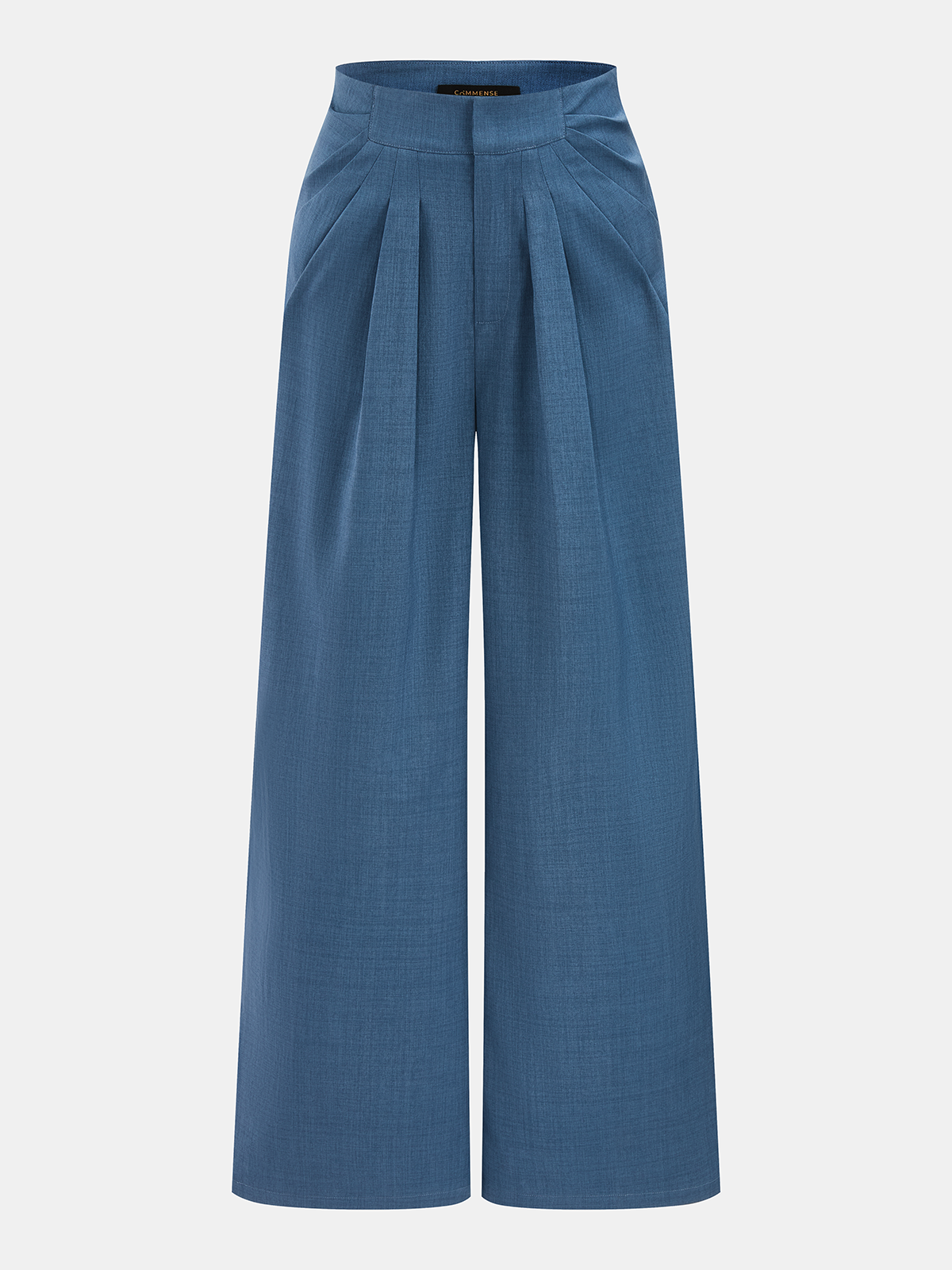 Casual Pleated Wide Leg Pants