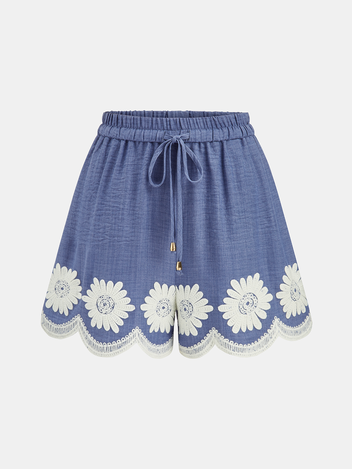 Daisy Embroidered Tank Top & Shorts Set