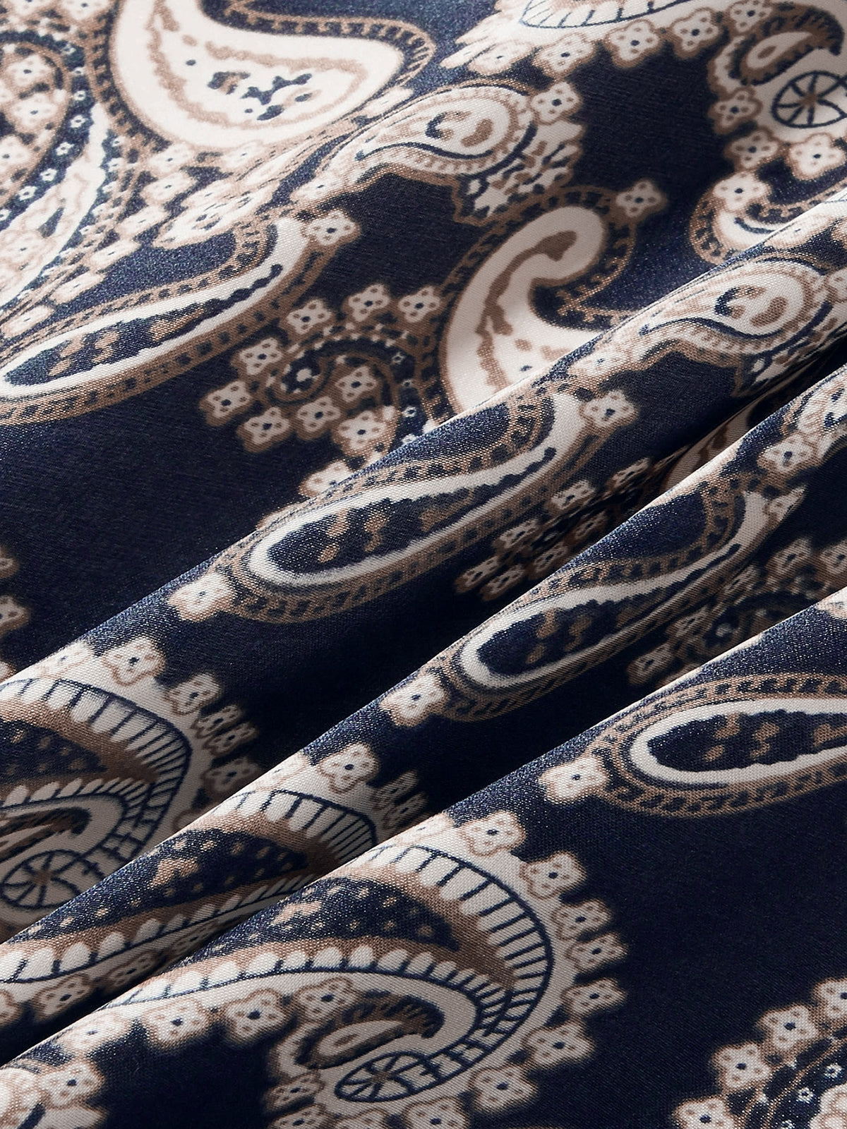 100% Silk Paisley Square Scarf