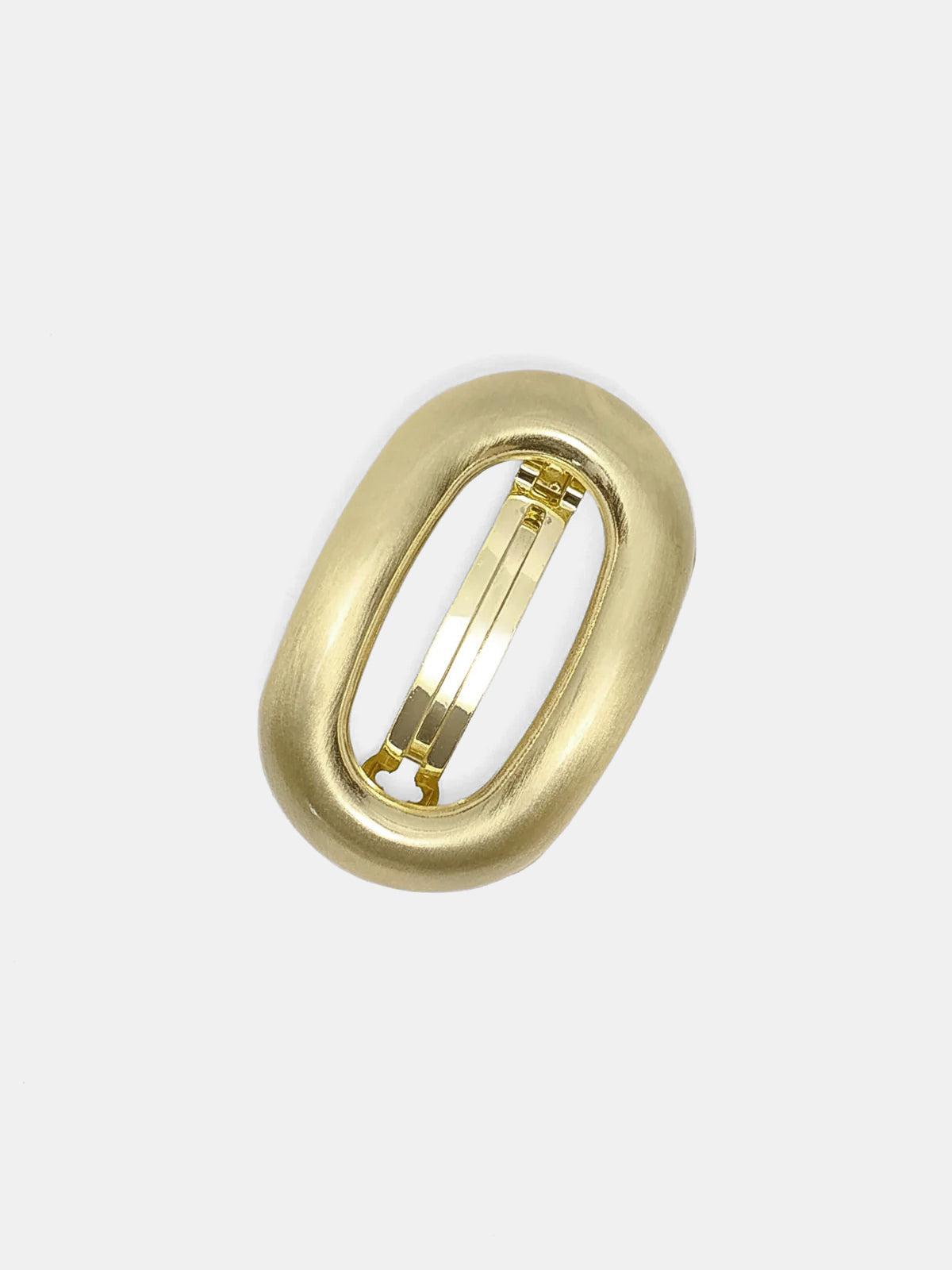 Minimalist Oval Metal Hair Clip
