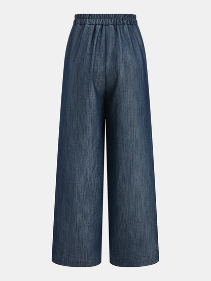 Twist Front Cap Sleeve Shirt & Pants Set
