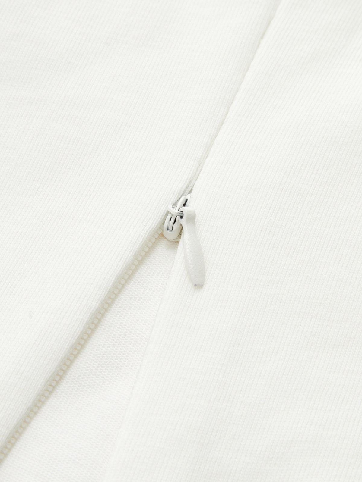 Cotton Ruched Asymmetrical Fitted Top