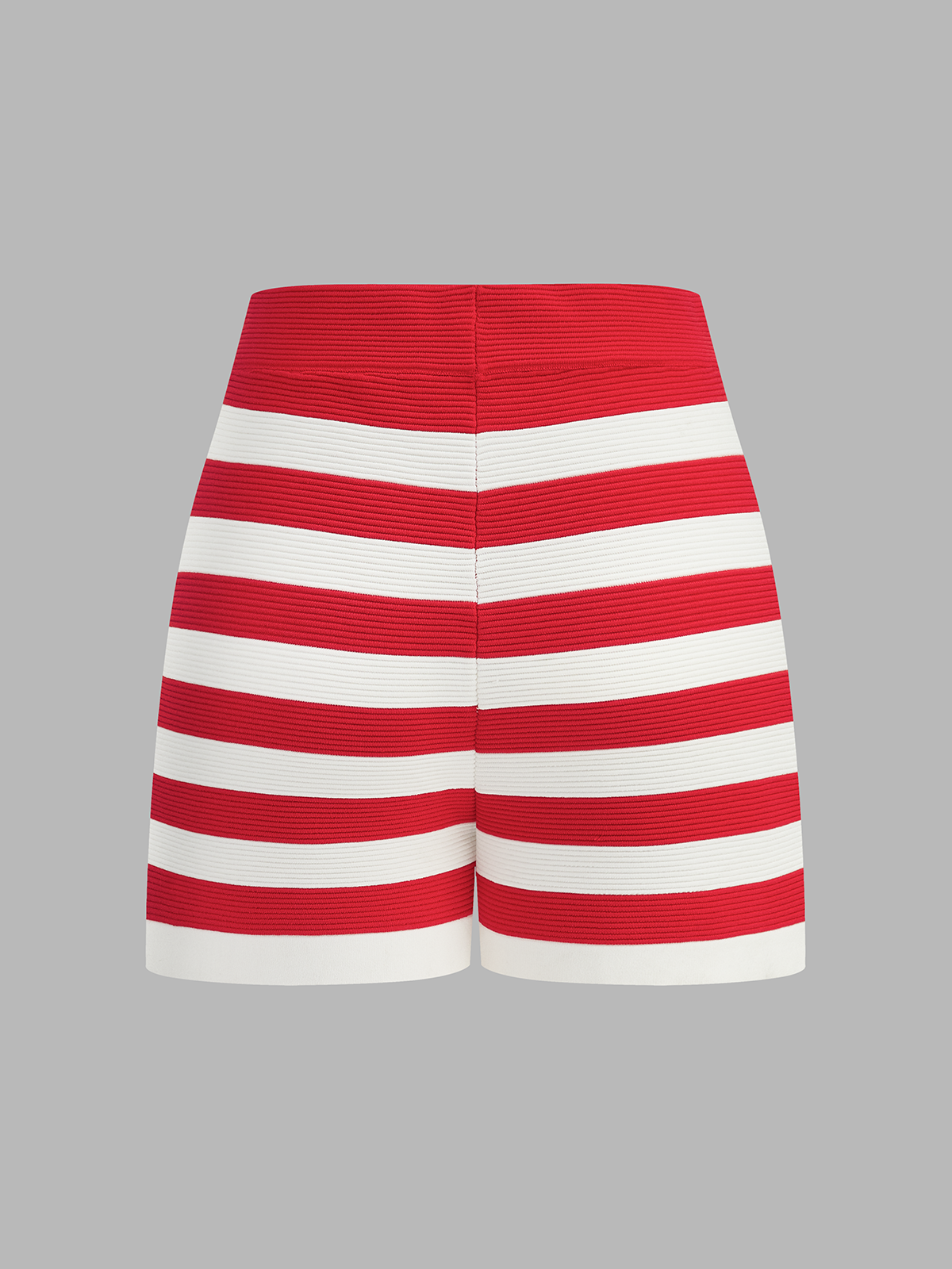 Striped Sleeveless Knit Top & Shorts Set