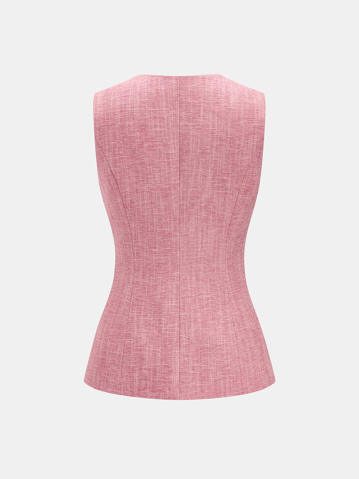 Tweed Sleeveless Vest & Mini Skirt Set
